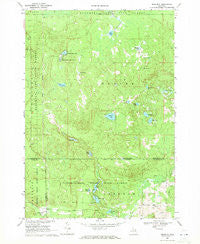 Meredith Michigan Historical topographic map, 1:24000 scale, 7.5 X 7.5 Minute, Year 1969