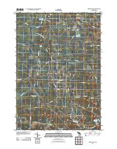 Meredith NW Michigan Historical topographic map, 1:24000 scale, 7.5 X 7.5 Minute, Year 2011