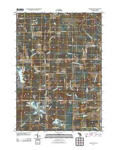 Meredith SW Michigan Historical topographic map, 1:24000 scale, 7.5 X 7.5 Minute, Year 2011