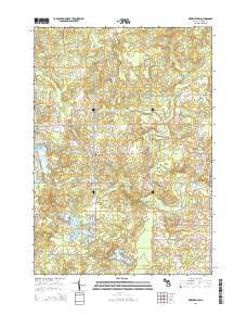 Meredith SW Michigan Historical topographic map, 1:24000 scale, 7.5 X 7.5 Minute, Year 2014