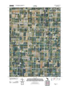 Merrill Michigan Historical topographic map, 1:24000 scale, 7.5 X 7.5 Minute, Year 2011