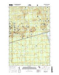 Merriweather Michigan Current topographic map, 1:24000 scale, 7.5 X 7.5 Minute, Year 2017