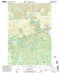 Merriweather Michigan Historical topographic map, 1:24000 scale, 7.5 X 7.5 Minute, Year 1999