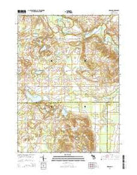 Merson Michigan Historical topographic map, 1:24000 scale, 7.5 X 7.5 Minute, Year 2014