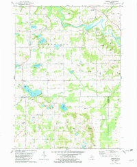 Merson Michigan Historical topographic map, 1:24000 scale, 7.5 X 7.5 Minute, Year 1981