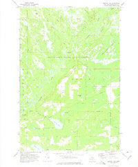 Merwin Lake Michigan Historical topographic map, 1:24000 scale, 7.5 X 7.5 Minute, Year 1972
