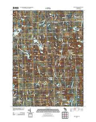Metamora Michigan Historical topographic map, 1:24000 scale, 7.5 X 7.5 Minute, Year 2011