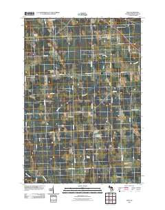 Metz Michigan Historical topographic map, 1:24000 scale, 7.5 X 7.5 Minute, Year 2011