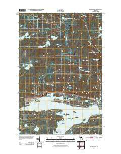 Michigamme Michigan Historical topographic map, 1:24000 scale, 7.5 X 7.5 Minute, Year 2011