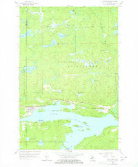 Michigamme Michigan Historical topographic map, 1:24000 scale, 7.5 X 7.5 Minute, Year 1956