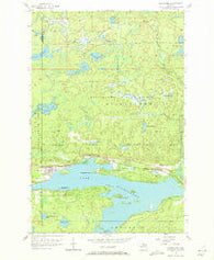 Michigamme Michigan Historical topographic map, 1:24000 scale, 7.5 X 7.5 Minute, Year 1956