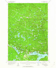 Michigamme Michigan Historical topographic map, 1:62500 scale, 15 X 15 Minute, Year 1956