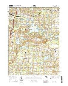 Michigan Center Michigan Historical topographic map, 1:24000 scale, 7.5 X 7.5 Minute, Year 2014