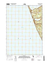 Michillinda Michigan Current topographic map, 1:24000 scale, 7.5 X 7.5 Minute, Year 2017