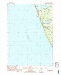 Michillinda Michigan Historical topographic map, 1:25000 scale, 7.5 X 7.5 Minute, Year 1983