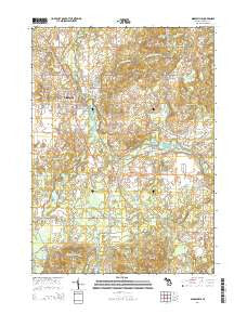 Middleville Michigan Historical topographic map, 1:24000 scale, 7.5 X 7.5 Minute, Year 2014