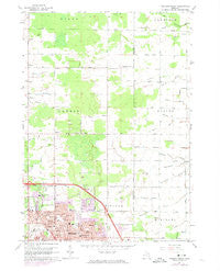 Midland North Michigan Historical topographic map, 1:24000 scale, 7.5 X 7.5 Minute, Year 1962