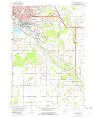 Midland South Michigan Historical topographic map, 1:24000 scale, 7.5 X 7.5 Minute, Year 1962