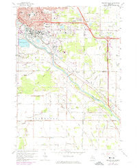 Midland South Michigan Historical topographic map, 1:24000 scale, 7.5 X 7.5 Minute, Year 1962
