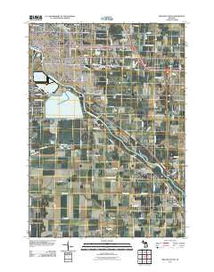 Midland South Michigan Historical topographic map, 1:24000 scale, 7.5 X 7.5 Minute, Year 2011