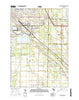 Midland South Michigan Current topographic map, 1:24000 scale, 7.5 X 7.5 Minute, Year 2016
