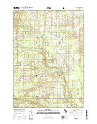 Mikado Michigan Historical topographic map, 1:24000 scale, 7.5 X 7.5 Minute, Year 2014