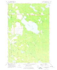 Milakokia Lake Michigan Historical topographic map, 1:24000 scale, 7.5 X 7.5 Minute, Year 1972