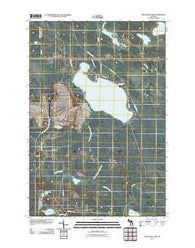 Milakokia Lake Michigan Historical topographic map, 1:24000 scale, 7.5 X 7.5 Minute, Year 2011