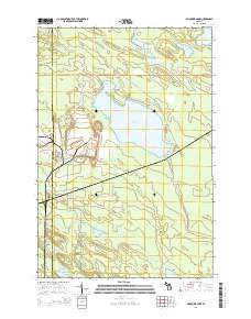 Milakokia Lake Michigan Historical topographic map, 1:24000 scale, 7.5 X 7.5 Minute, Year 2014