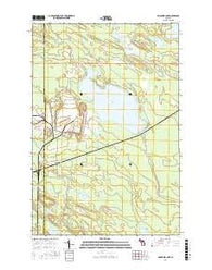 Milakokia Lake Michigan Current topographic map, 1:24000 scale, 7.5 X 7.5 Minute, Year 2017