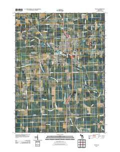 Milan Michigan Historical topographic map, 1:24000 scale, 7.5 X 7.5 Minute, Year 2011