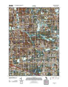 Milford Michigan Historical topographic map, 1:24000 scale, 7.5 X 7.5 Minute, Year 2011