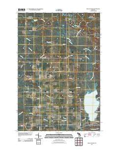 Millecoquins Michigan Historical topographic map, 1:24000 scale, 7.5 X 7.5 Minute, Year 2011
