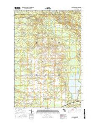 Millecoquins Michigan Current topographic map, 1:24000 scale, 7.5 X 7.5 Minute, Year 2017