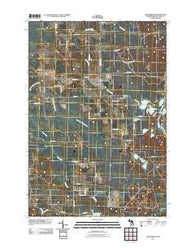 Millersburg Michigan Historical topographic map, 1:24000 scale, 7.5 X 7.5 Minute, Year 2011