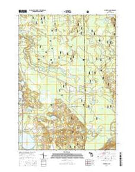 Millerton Michigan Historical topographic map, 1:24000 scale, 7.5 X 7.5 Minute, Year 2014