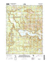 Millgrove Michigan Current topographic map, 1:24000 scale, 7.5 X 7.5 Minute, Year 2016