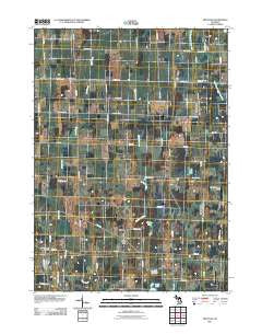 Millville Michigan Historical topographic map, 1:24000 scale, 7.5 X 7.5 Minute, Year 2011