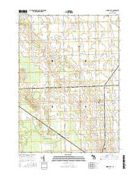 Minden City Michigan Current topographic map, 1:24000 scale, 7.5 X 7.5 Minute, Year 2016