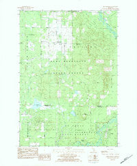 Moddersville Michigan Historical topographic map, 1:25000 scale, 7.5 X 7.5 Minute, Year 1983