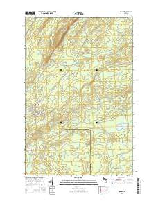 Mohawk Michigan Historical topographic map, 1:24000 scale, 7.5 X 7.5 Minute, Year 2014
