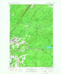Mohawk Michigan Historical topographic map, 1:24000 scale, 7.5 X 7.5 Minute, Year 1946