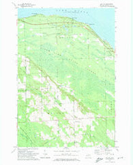 Moltke Michigan Historical topographic map, 1:24000 scale, 7.5 X 7.5 Minute, Year 1971