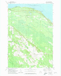 Moltke Michigan Historical topographic map, 1:24000 scale, 7.5 X 7.5 Minute, Year 1971