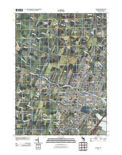 Monroe Michigan Historical topographic map, 1:24000 scale, 7.5 X 7.5 Minute, Year 2011