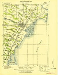 Monroe Michigan Historical topographic map, 1:62500 scale, 15 X 15 Minute, Year 1914