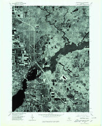 Montague NE Michigan Historical topographic map, 1:24000 scale, 7.5 X 7.5 Minute, Year 1976