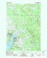 Montague Michigan Historical topographic map, 1:25000 scale, 7.5 X 7.5 Minute, Year 1983