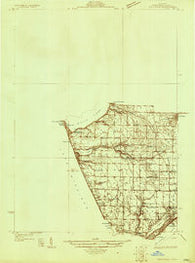 Montague Michigan Historical topographic map, 1:48000 scale, 15 X 15 Minute, Year 1929