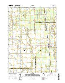 Montrose Michigan Historical topographic map, 1:24000 scale, 7.5 X 7.5 Minute, Year 2014